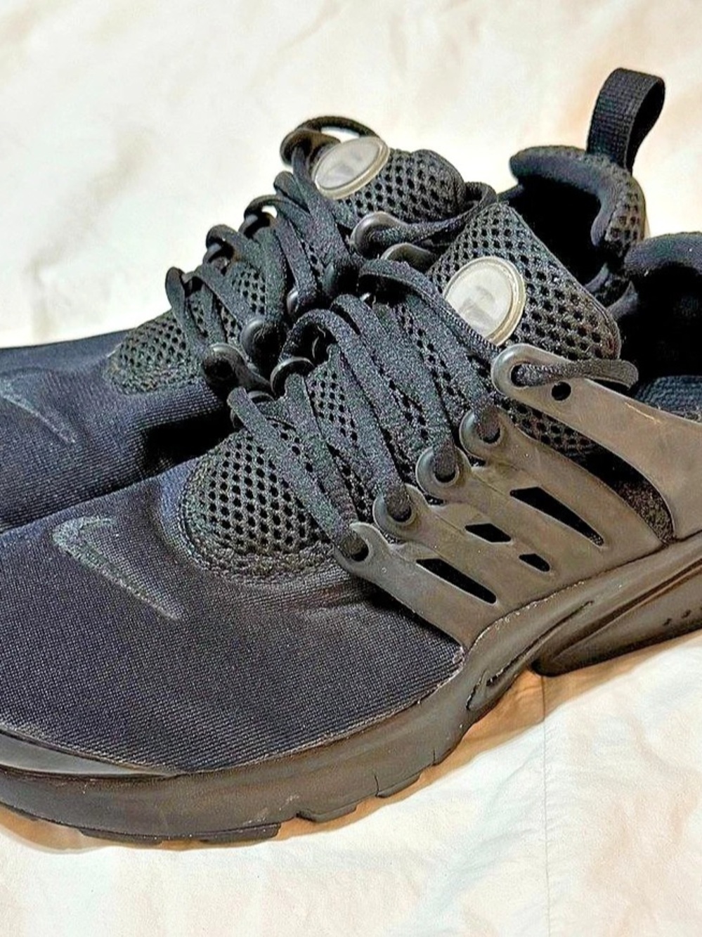 Nike Air Presto Black Athletic Shoes US 5Y